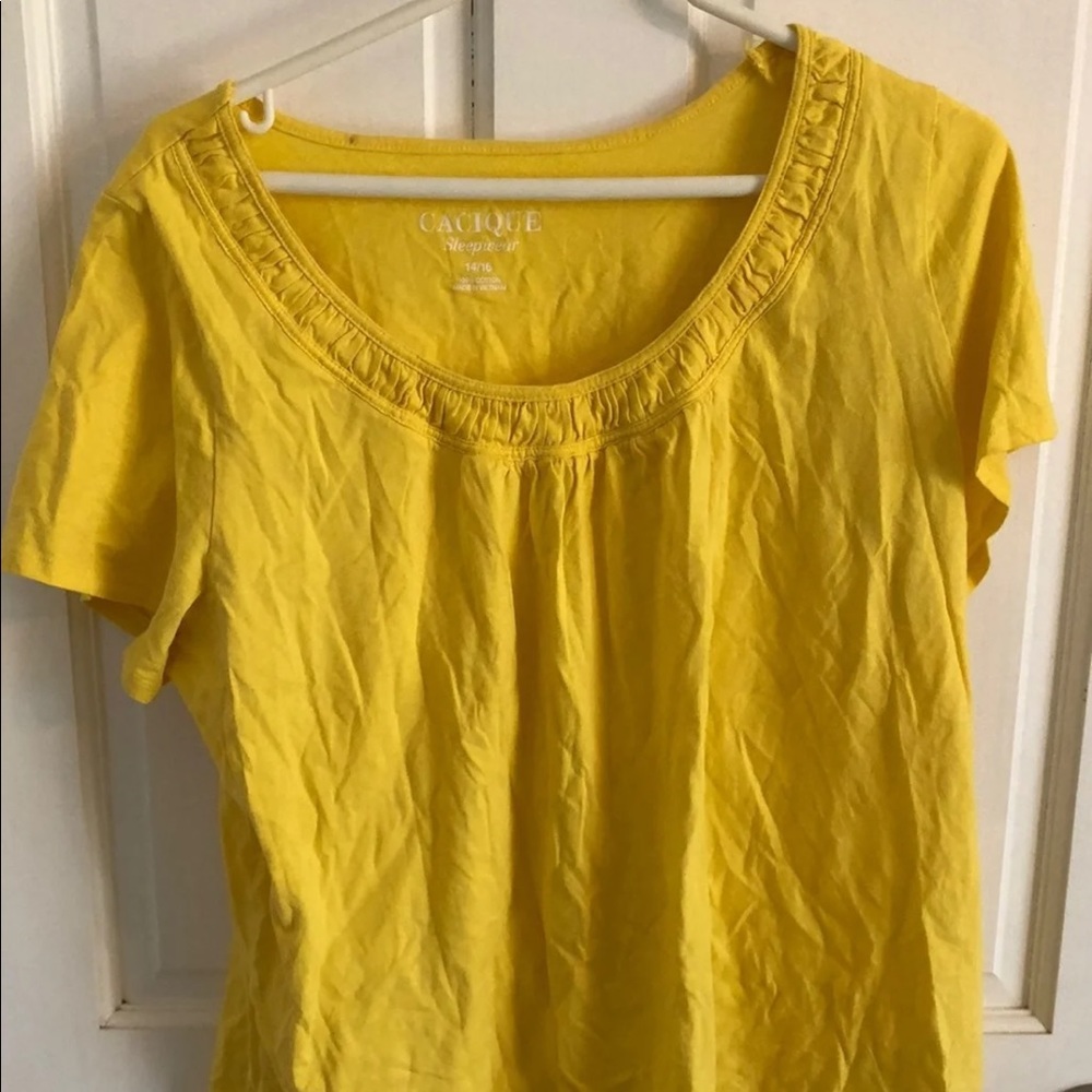 Lane Bryant Cacique Pajama Top Tshirt